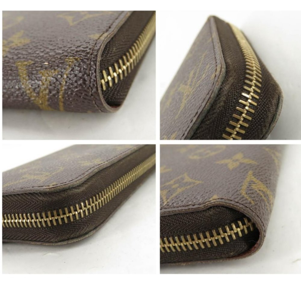 100% AUTH LOUIS VUITTON MONOGRAM ZIPPY WALLET - Picture 13 of 15